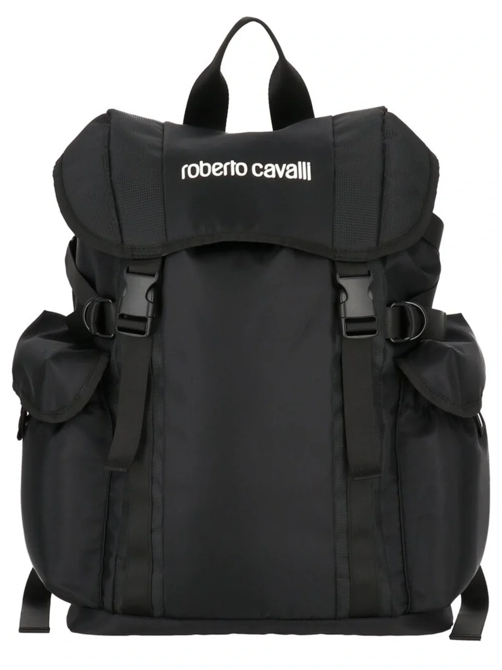 100% Authentic Roberto Cavalli Unisex Black Backpack W/designer mystery gift NWT
